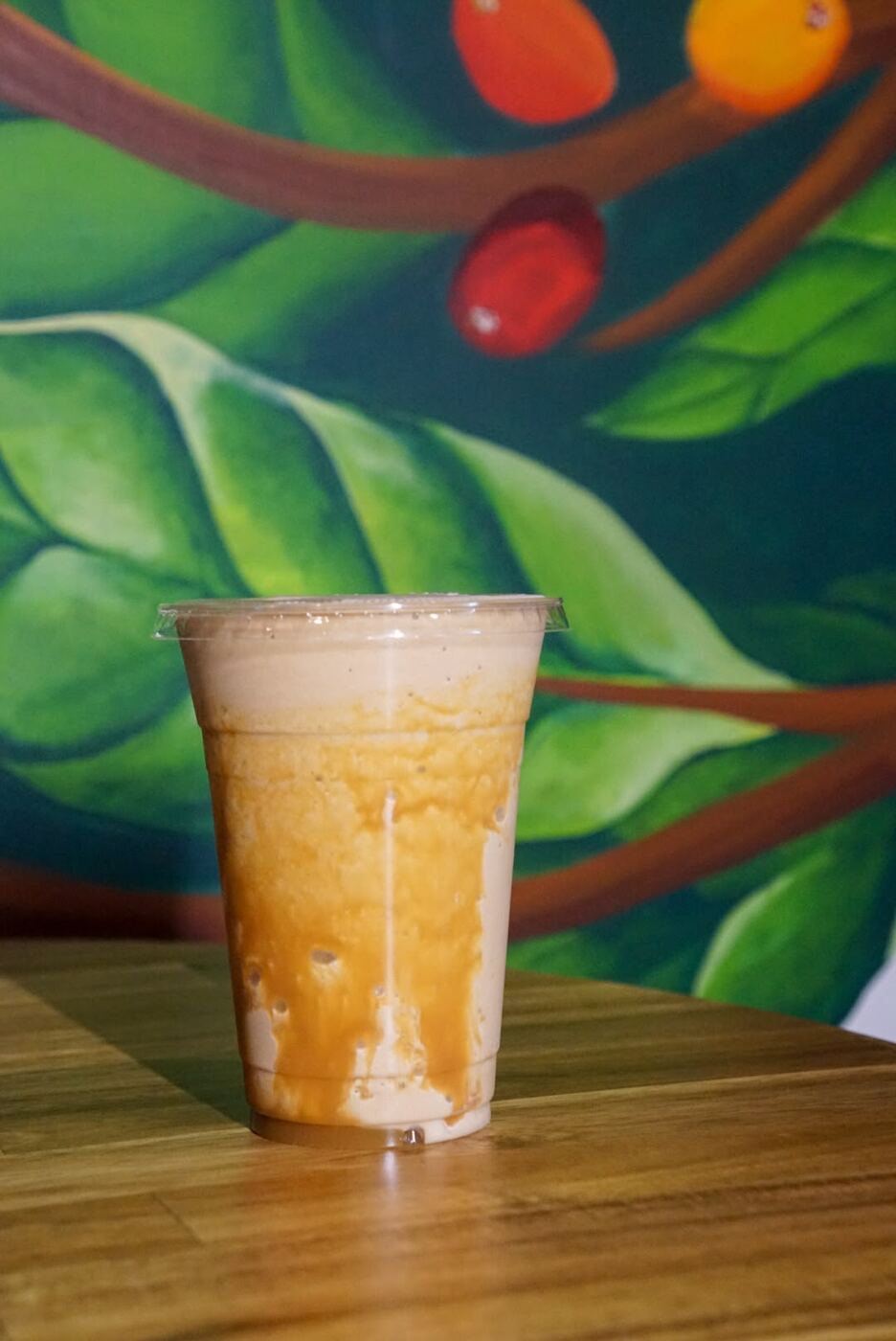 Caramel coffee frapp